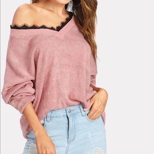 Long sleeve V-neck sweater🌸